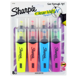 Set 8 Resaltadores Sharpie Clear View