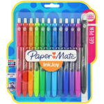 Set 12 Bolígrafos Retráctiles Paper Mate Inkjoy Gel