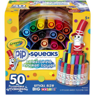 Torre Telescópica 50 Marcadores Crayola Pip-Squeaks