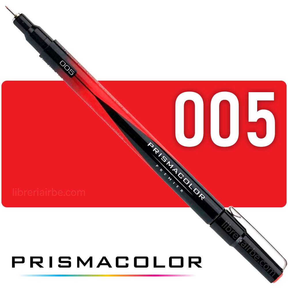 Estilógrafo de Dibujo Artístico Prismacolor Premier 0.05 - Rojo