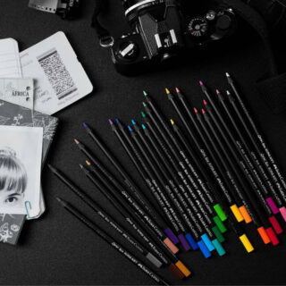 Lápices de Color Faber Castell SuperSoft Black Desk Color
