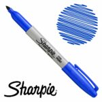 Marcador Permanente Sharpie Fino - Azul