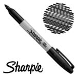 Marcador Permanente Sharpie Fino - Negro