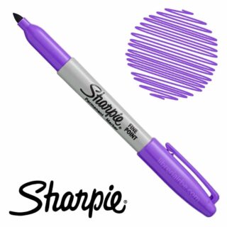 Marcador Permanente Sharpie Fino - Violeta Ultra