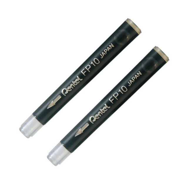 Refill Pocket Brush Pen Pentel de Tinta Negra Vista