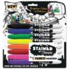 Set 8 Marcadores Permanentes Punta Pincel Sharpie STAINED