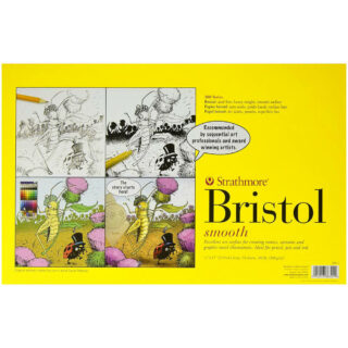 Block de Papel Bristol Liso para Arte Secuencial Strathmore Serie 300 (27.9 x 43.2 cm)
