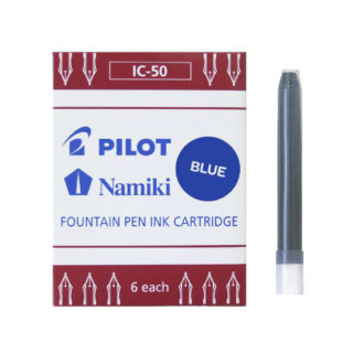 Cajita de 6 Recargas Color Azul para Pluma Fuente PILOT IC-50
