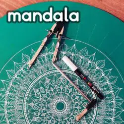 Marcador de Pintura Acrílica uni-POSCA Mandala