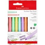 Set 6 Resaltadores Faber-Castell Textliner Plus Pastel Nuevo