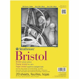 Block de Papel Bristol Strathmore Serie 300 (22.9 x 30.5 cm)