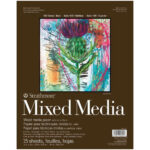 Bloc de Papel para Técnicas Mixtas Strathmore Serie 400 (27.9 x 35.6 cm)