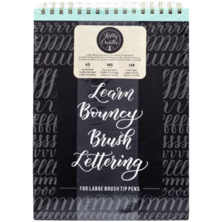 Cuadernos para practicar Lettering Dinámico Kelly Creates Punta Pincel Grande