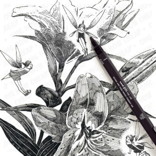 Estilógrafos de Dibujo uni Pin Fine Line Dibujo