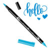 Marcador Acuarelable Doble Punta Tombow Dual Brush Pen - Azul Reflex 493