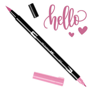 Marcador Acuarelable Doble Punta Tombow Dual Brush Pen - Malva 817