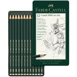 Set 12 Lápices de Dibujo Castell 9000 Faber-Castell Art (8B-2H) Principal
