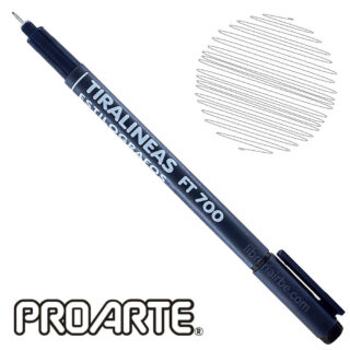 Tiralineas Estilógrafo de Dibujo PROARTE Negro 0.1