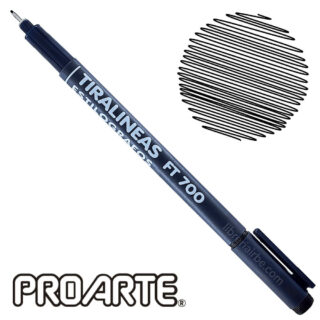 Tiralineas Estilógrafo de Dibujo PROARTE Negro 0.7