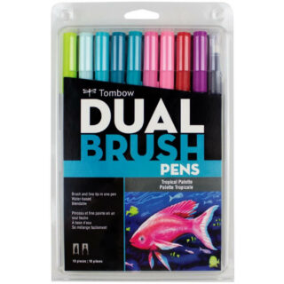 Set 10 Marcadores Tombow Dual Brush Pens Paleta Tropical