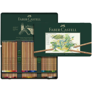 Set 60 Lápices Tiza Pastel Calidad Profesional Faber-Castell PITT Pastel