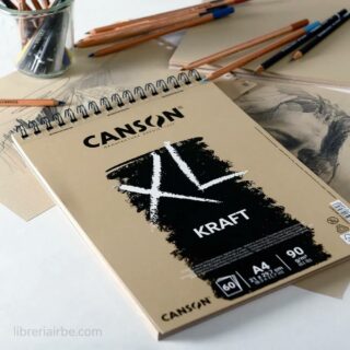 Papel de Dibujo y Esbozos CANSON XL® Kraft Bloc con 60 Hojas de 90 g m² Tamano A4 Vista Librería IRBE Cochabamba Bolivia