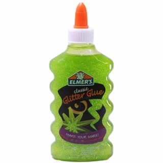 Pegamento para Silme con Glitter Elmer's 177 ml Verde