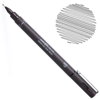 Estilógrafo de Dibujo uni Pin Fine Line Gris Oscuro 0.5