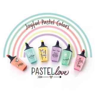 Set 6 Resaltadores STABILO BOSS Mini Pastel Love Edición Limitada Joyful
