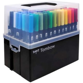 Estuche 108 Marcadores Acuarelables Doble Punta Tombow Dual Brush Pens