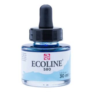 Frasco de Acuarela Líquida ECOLINE 30 ml – Azul Pastel 580