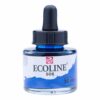 Frasco de Acuarela Líquida ECOLINE 30 ml – Azul Ultra Mar Oscuro 506