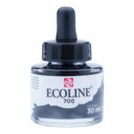 Frasco de Acuarela Líquida ECOLINE 30 ml – Negro 700