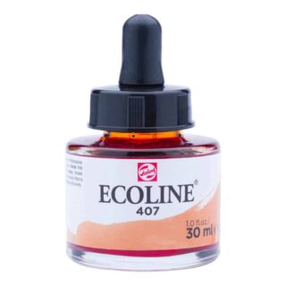 Frasco de Acuarela Líquida ECOLINE 30 ml – Ocre Oscuro 407
