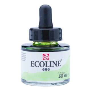 Frasco de Acuarela Líquida ECOLINE 30 ml – Verde Pastel 666