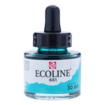 Frasco de Acuarela Líquida ECOLINE 30 ml – Verde Turquesa 661