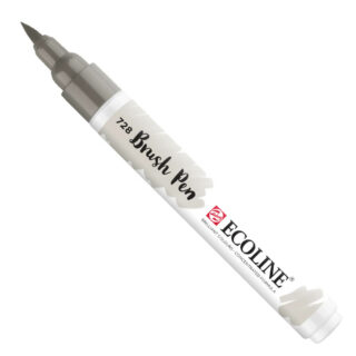 Marcador Punta Pincel de Acuarela Líquida ECOLINE - Gris Cálido Claro 728