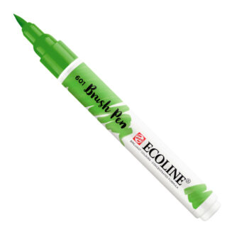 Marcador Punta Pincel de Acuarela Líquida ECOLINE - Verde Claro 601