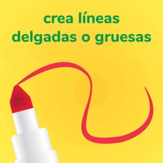 Set 100 Marcadores Crayola Super Tips Cónica