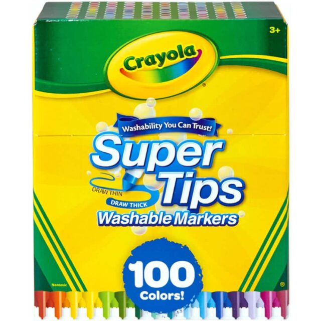 Set 100 Marcadores Crayola Super Tips Nuevo