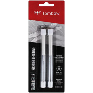 Set 2 Repuestos para Borrador Rectangular de Dibujo Tombow MONO Zero