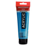 Tubo 120 ml Pintura Acrílica AMSTERDAM – Serie Estándar – Azul Brillante 564