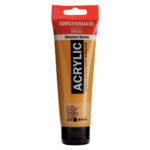 Tubo 120 ml Pintura Acrílica AMSTERDAM – Serie Estándar – Ocre Amarillo 227