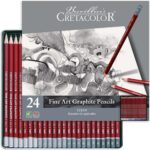 Estuche Metálico 24 Lápices de Grafito para Bellas Artes CRETACOLOR Cleos Principal