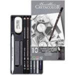 Estuche Metálico con 10 Piezas para Dibujo con Grafito CRETACOLOR Artino