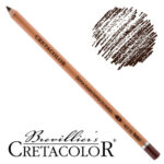 Lápiz Tiza Pastel para Bellas Artes CRETACOLOR Sepia Oscuro