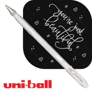Bolígrafo Gel uni-ball Signo Angelic Colour Blanco UM-120