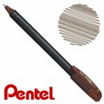 Bolígrafo Gel Pentel EnerGel 0.7 BL417 Marrón