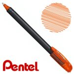 Bolígrafo Gel Pentel EnerGel 0.7 BL417 Naranja