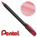 Bolígrafo Gel Pentel EnerGel 0.7 BL417 Rojo